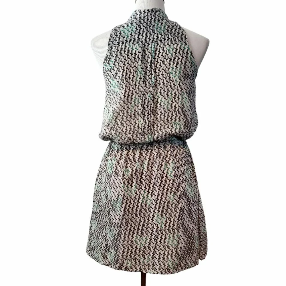 Sea New York Womens 2 Silk Cactus Print Sleeveless Tie Waist Tunic Mini Dress - Picture 4 of 10